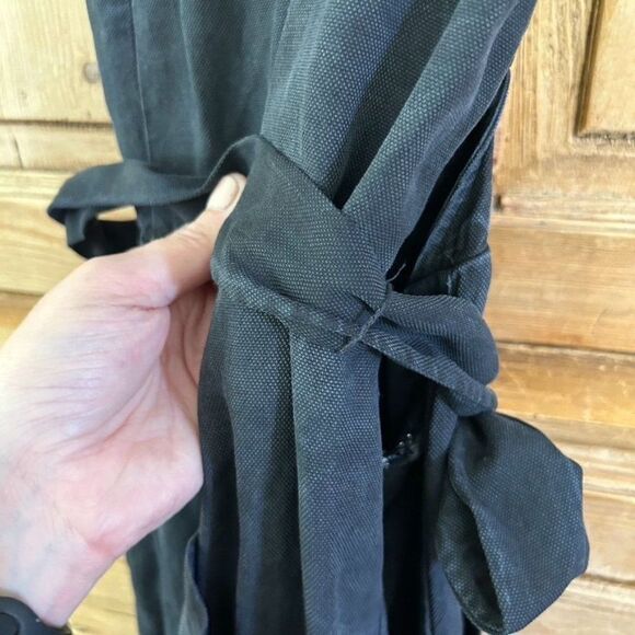 Avec Les Filles 2 Black Tank Dress Sun Kissed Adjustable Straps Large Pockets - Picture 15 of 15